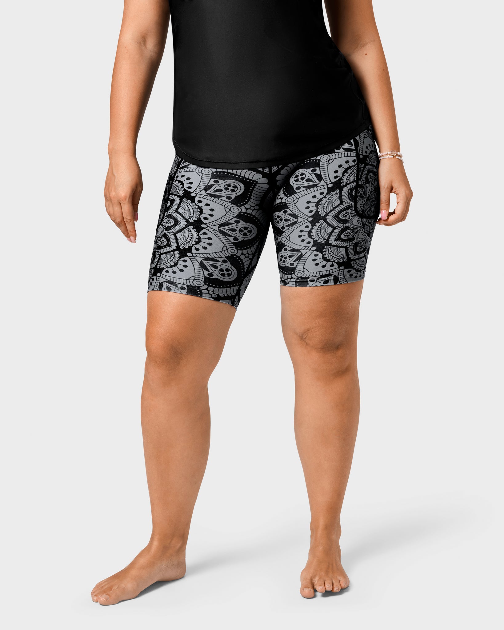 Signature Dark Mandala Shorts - Huabo