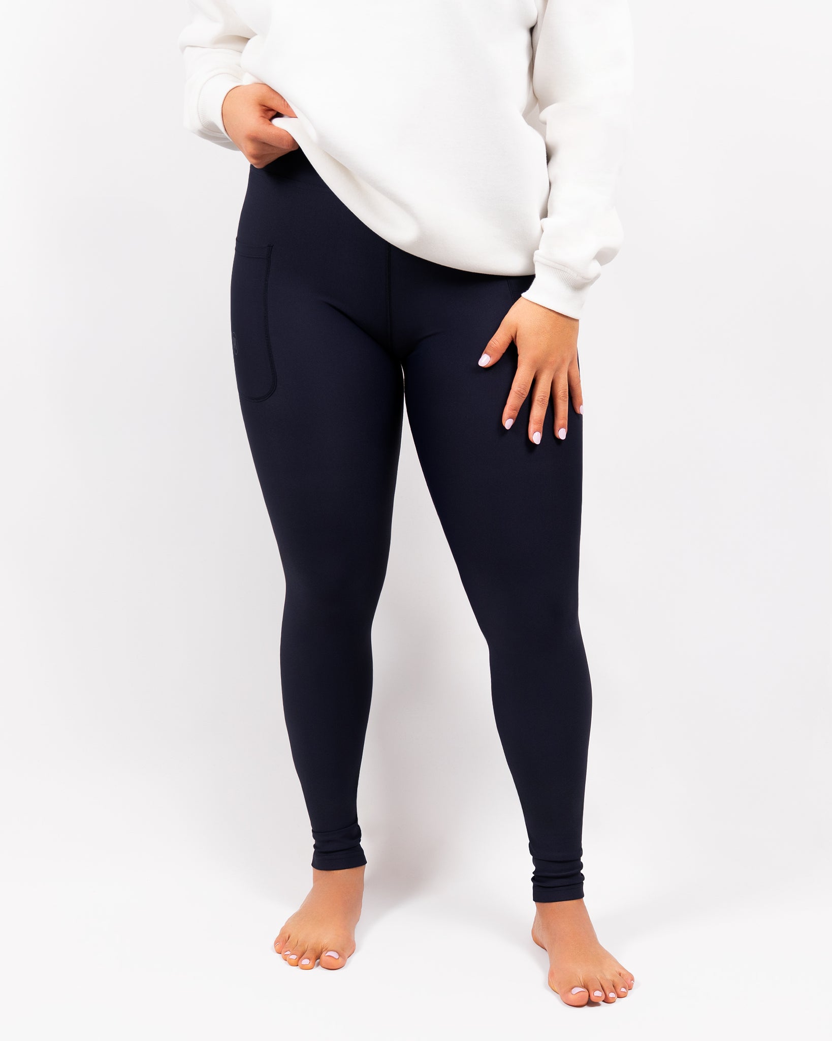 Signature Deep Blue Leggings - Huabo