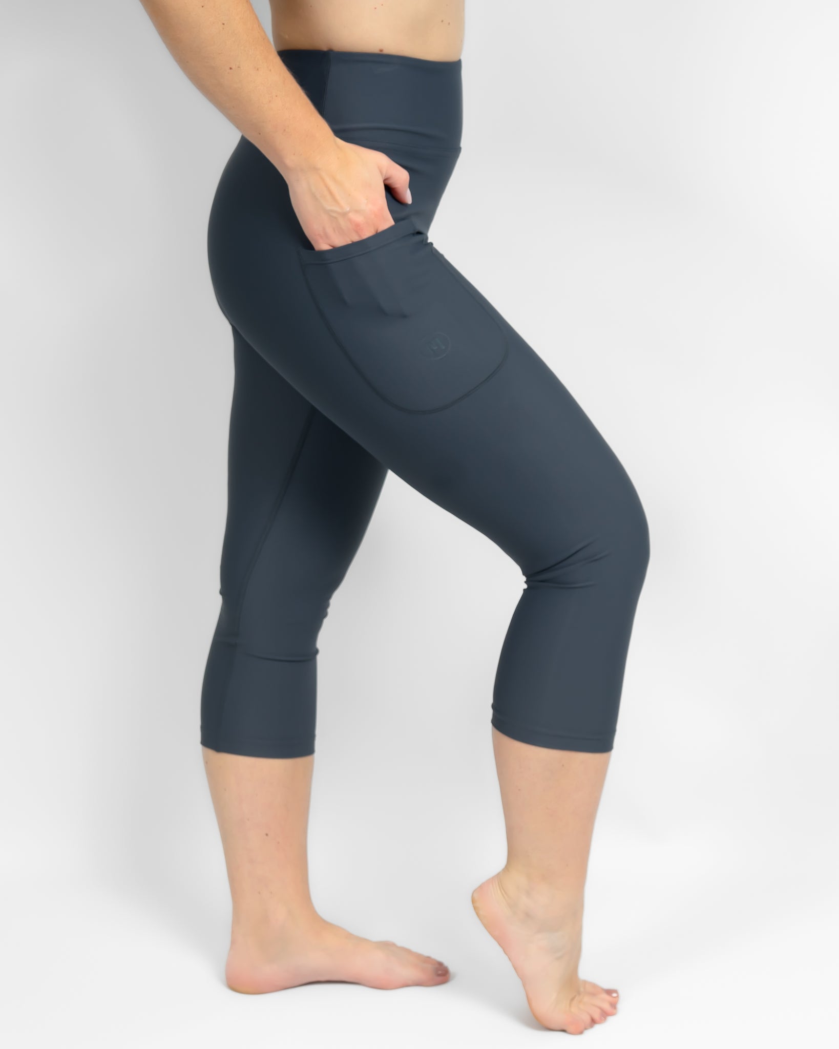 Signature Dusty Blue Capri - Huabo