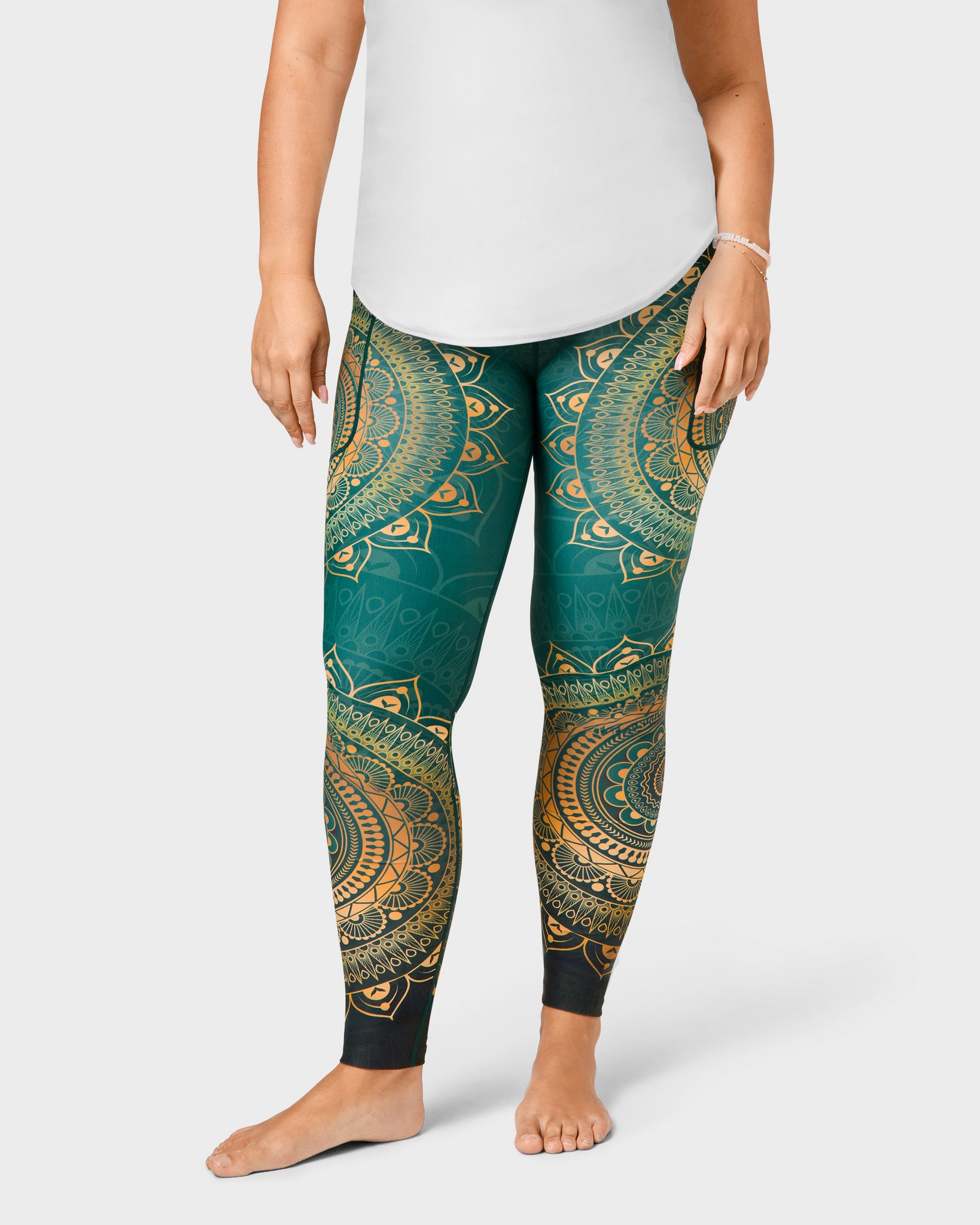 Signature Emerald Mandala Leggings - Shanghai Neil