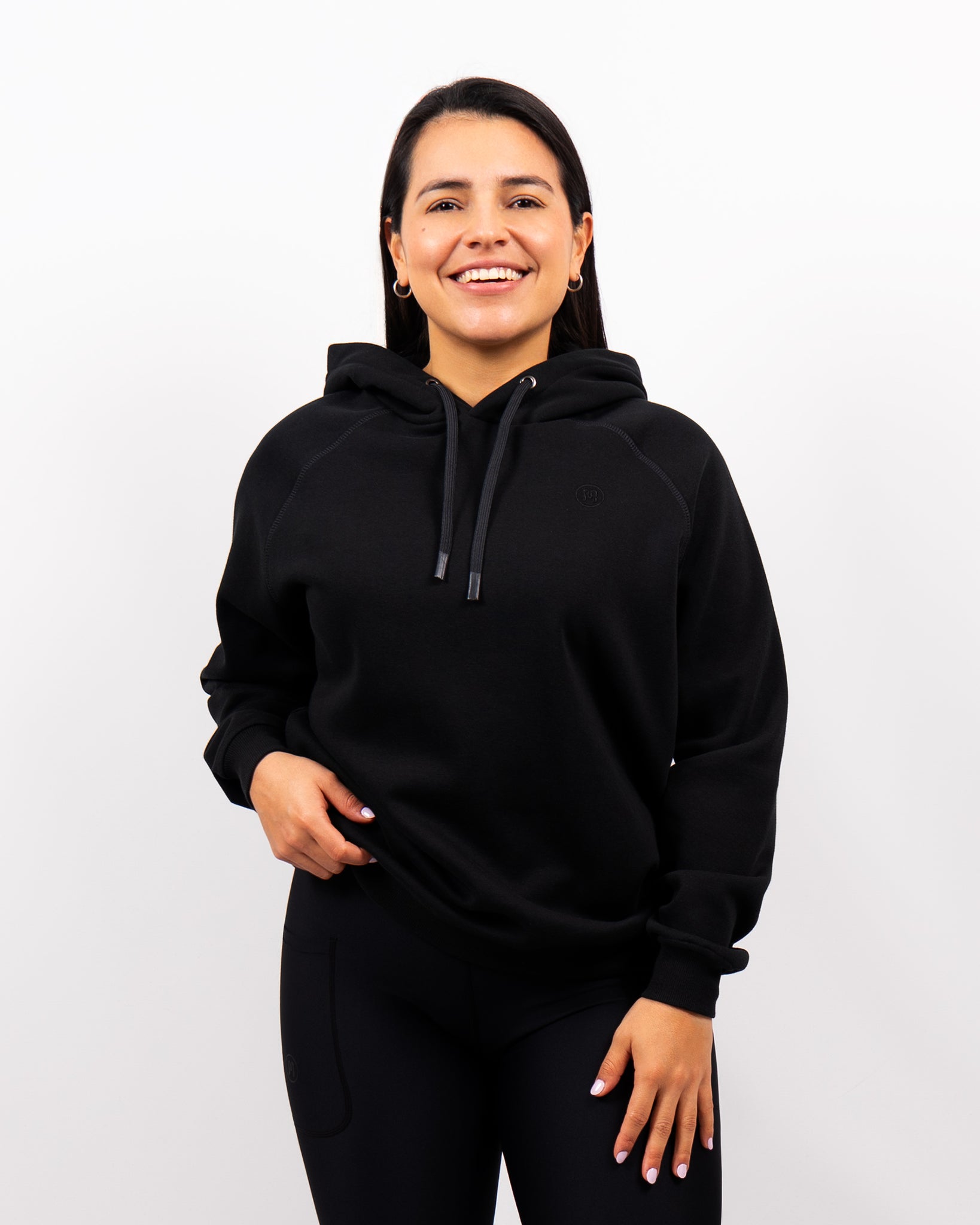 Ida Classic Black Hoodie - Huabo