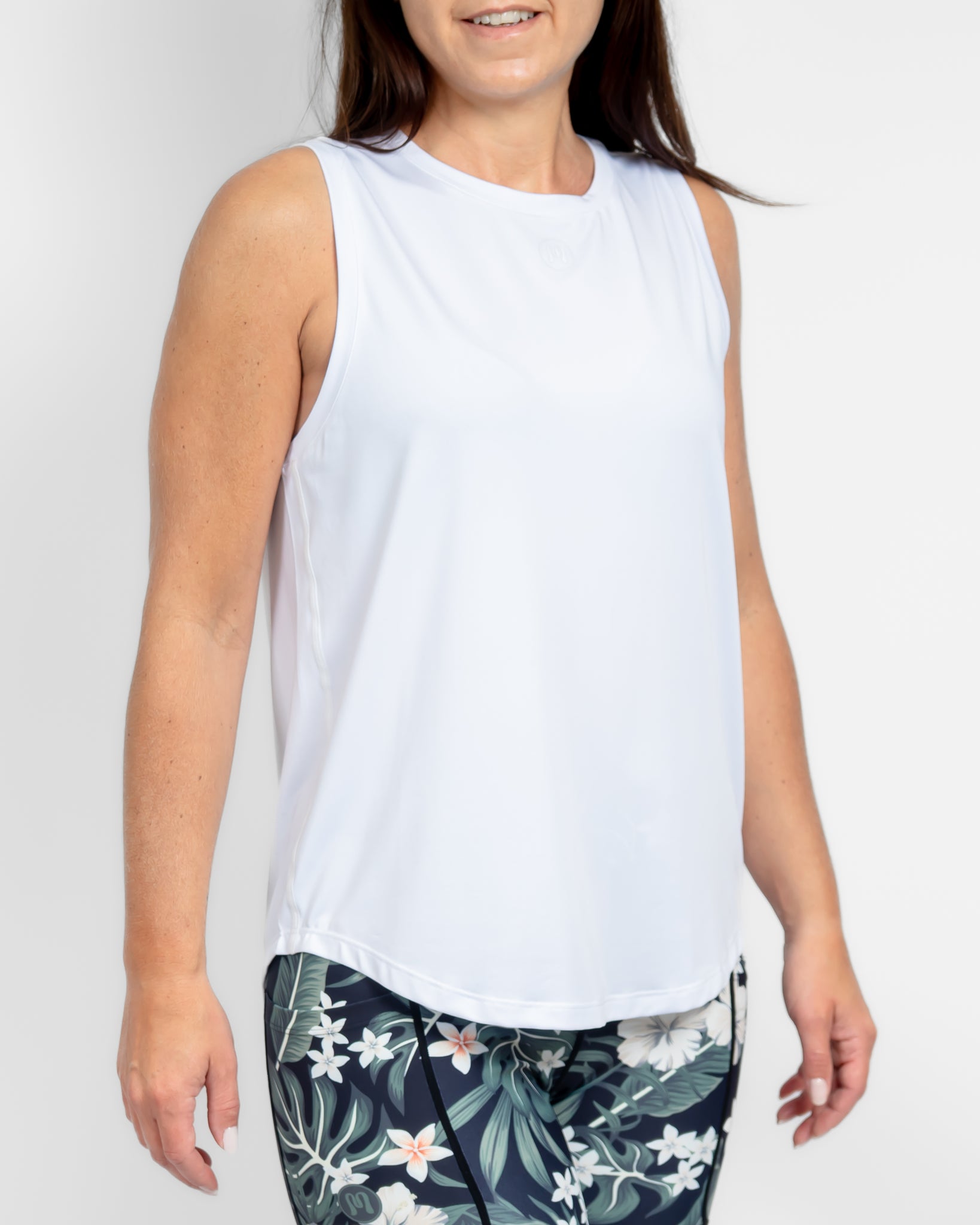 Lea White Sports Top - Huabo