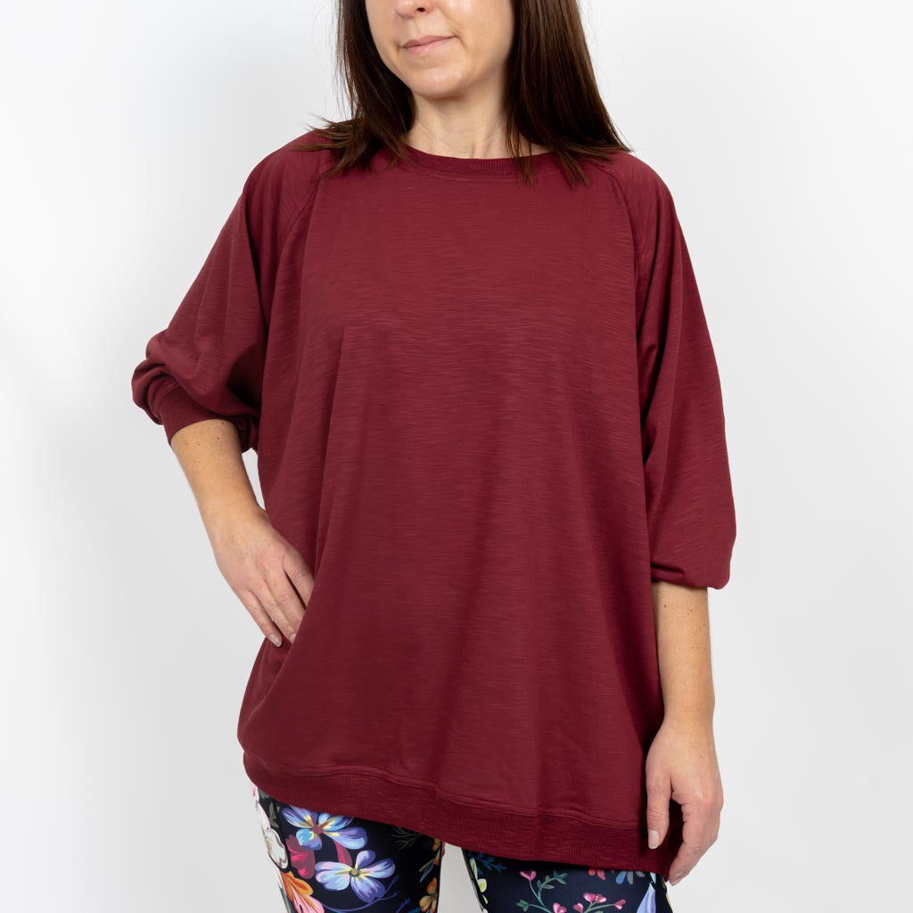 Marley Relaxed Bordeaux Shirt - UTG