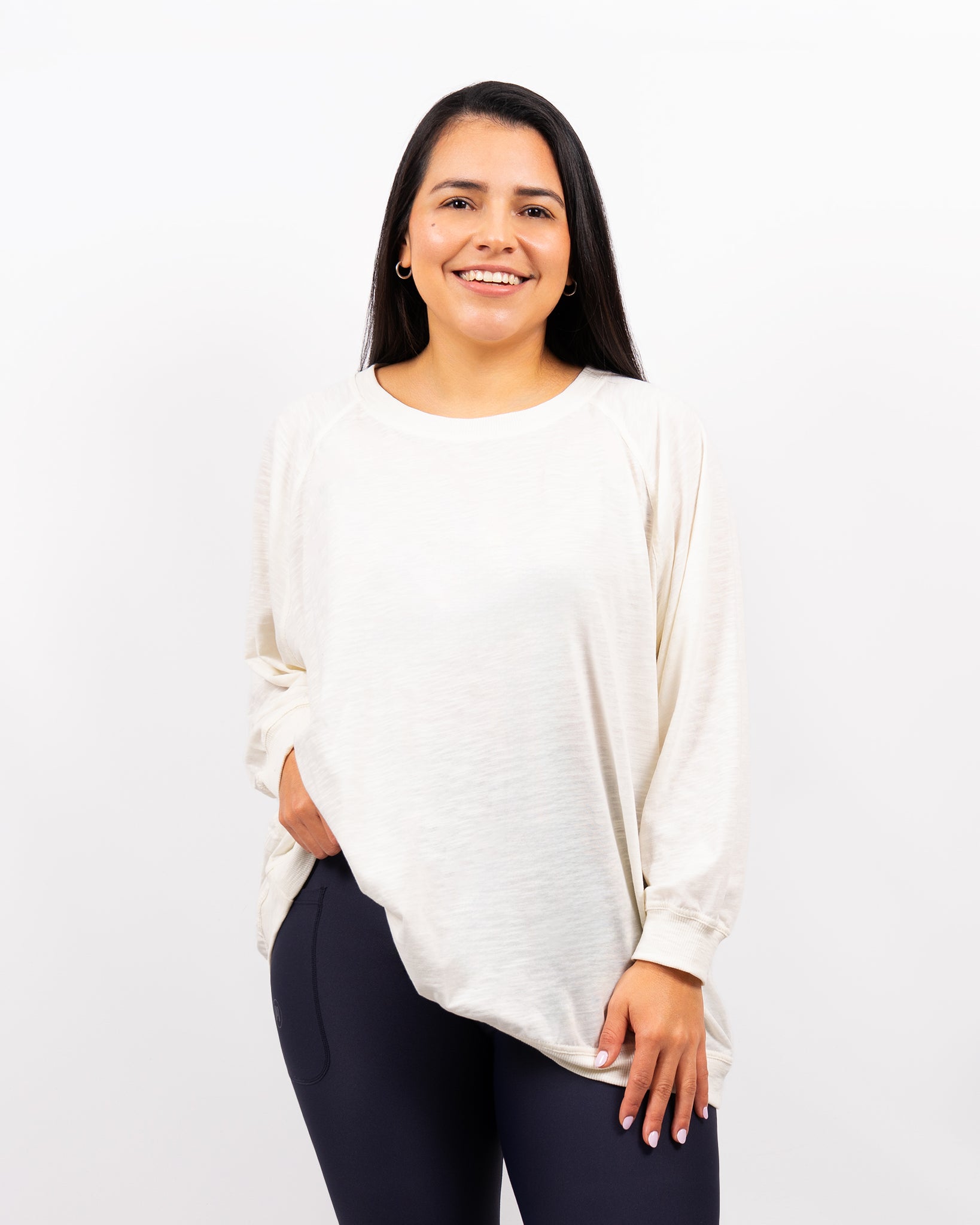 Marley Relaxed Off-White Shirt - UTG