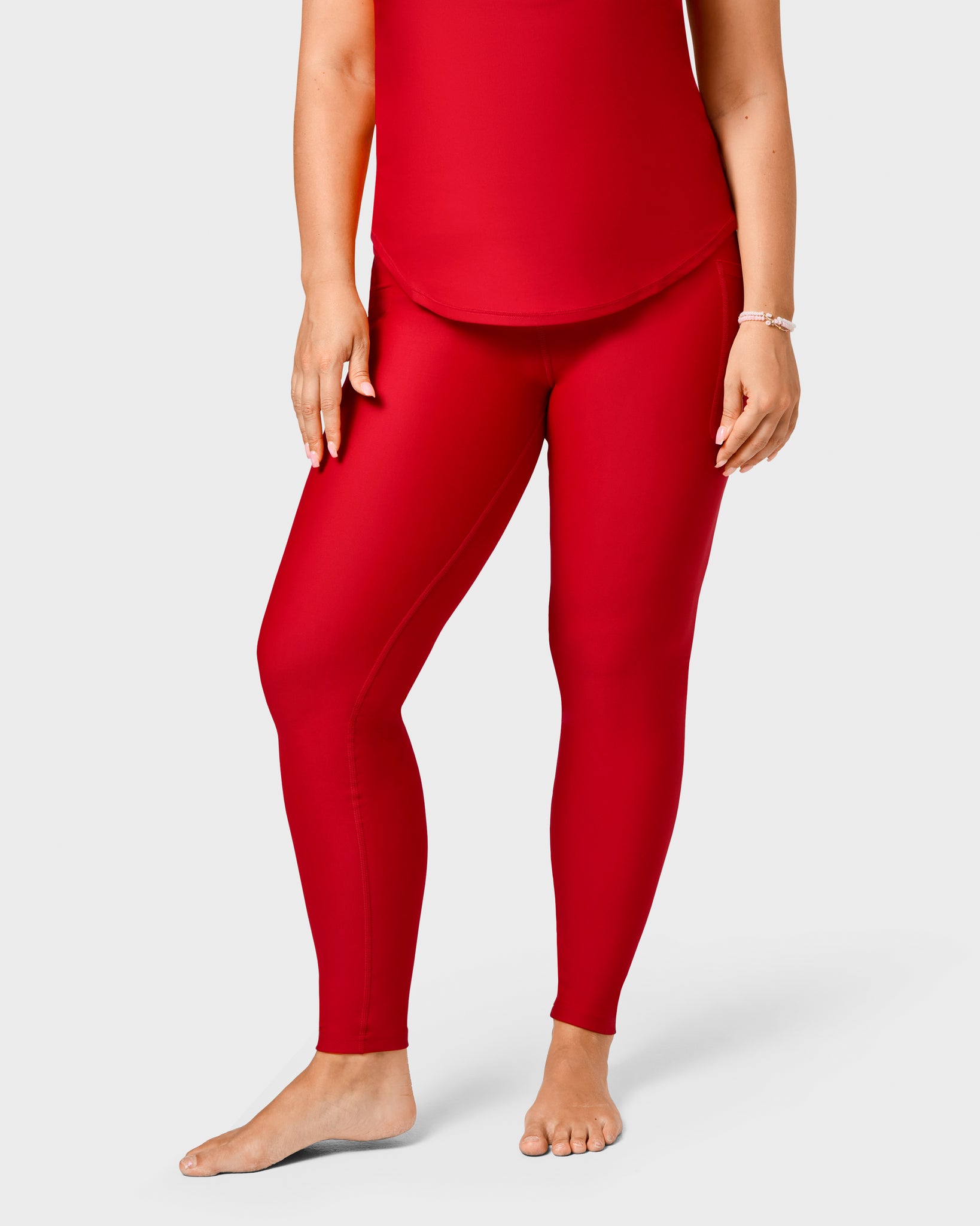 Signature Maroon Leggings - Shanghai Neil