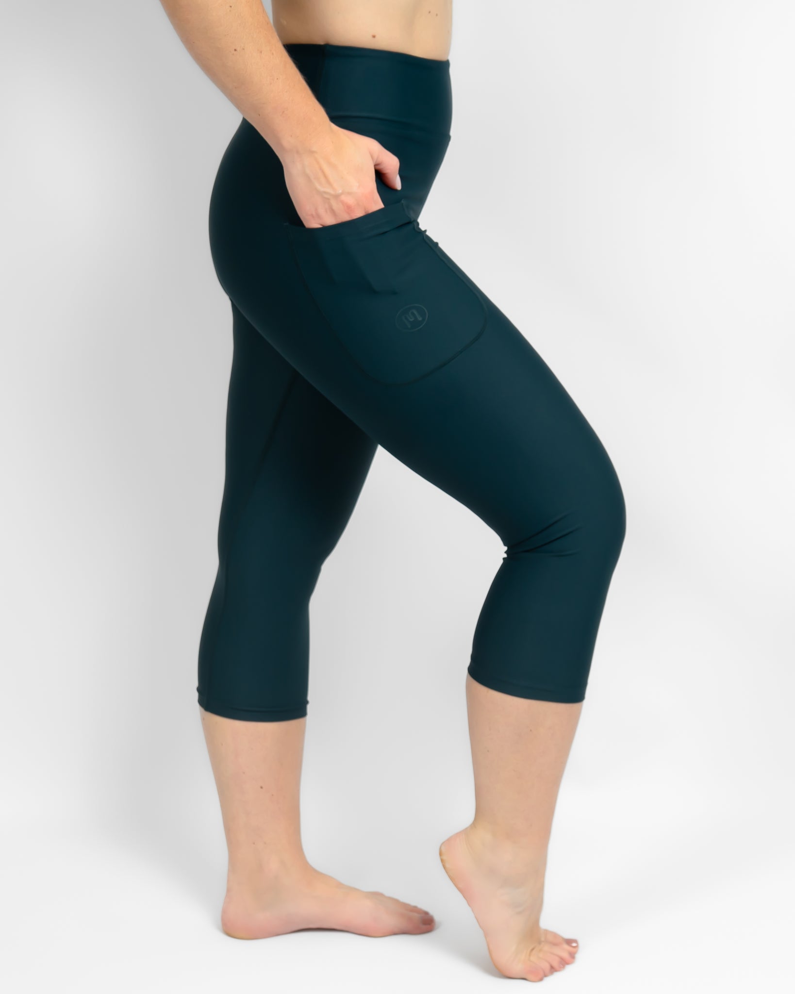 Signature Midnight Teal Capri - Huabo