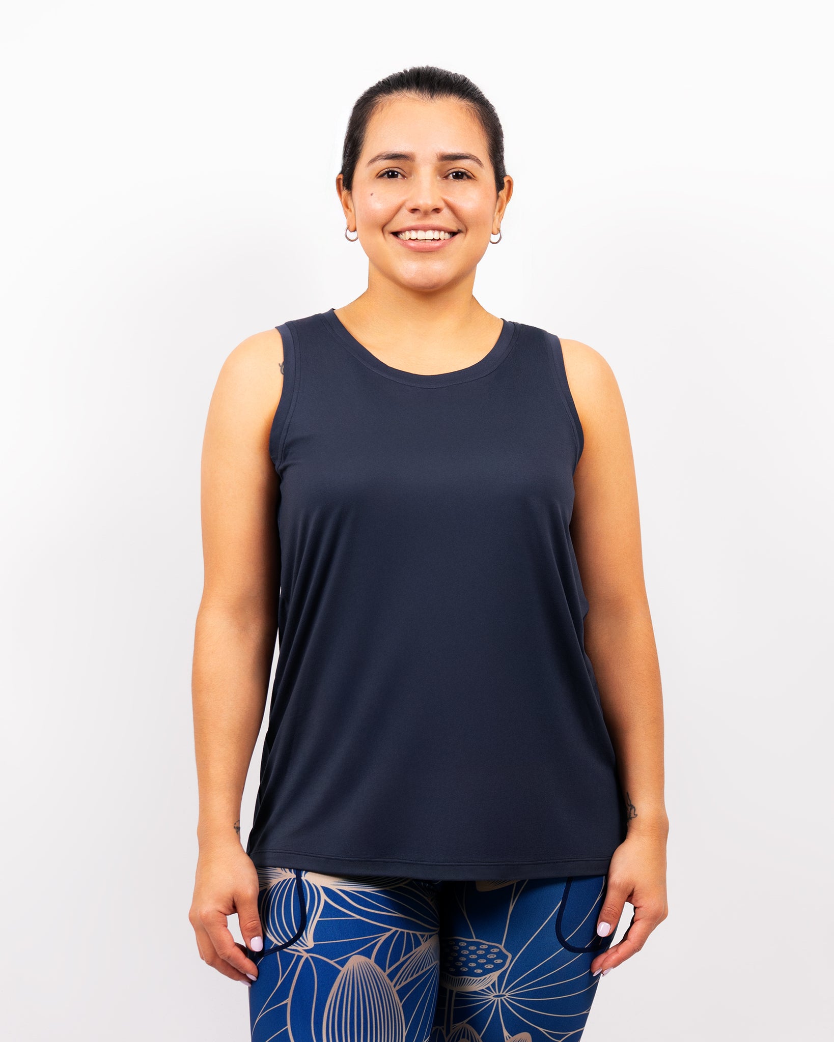 Mira Oversized Deep Blue Top - Huabo