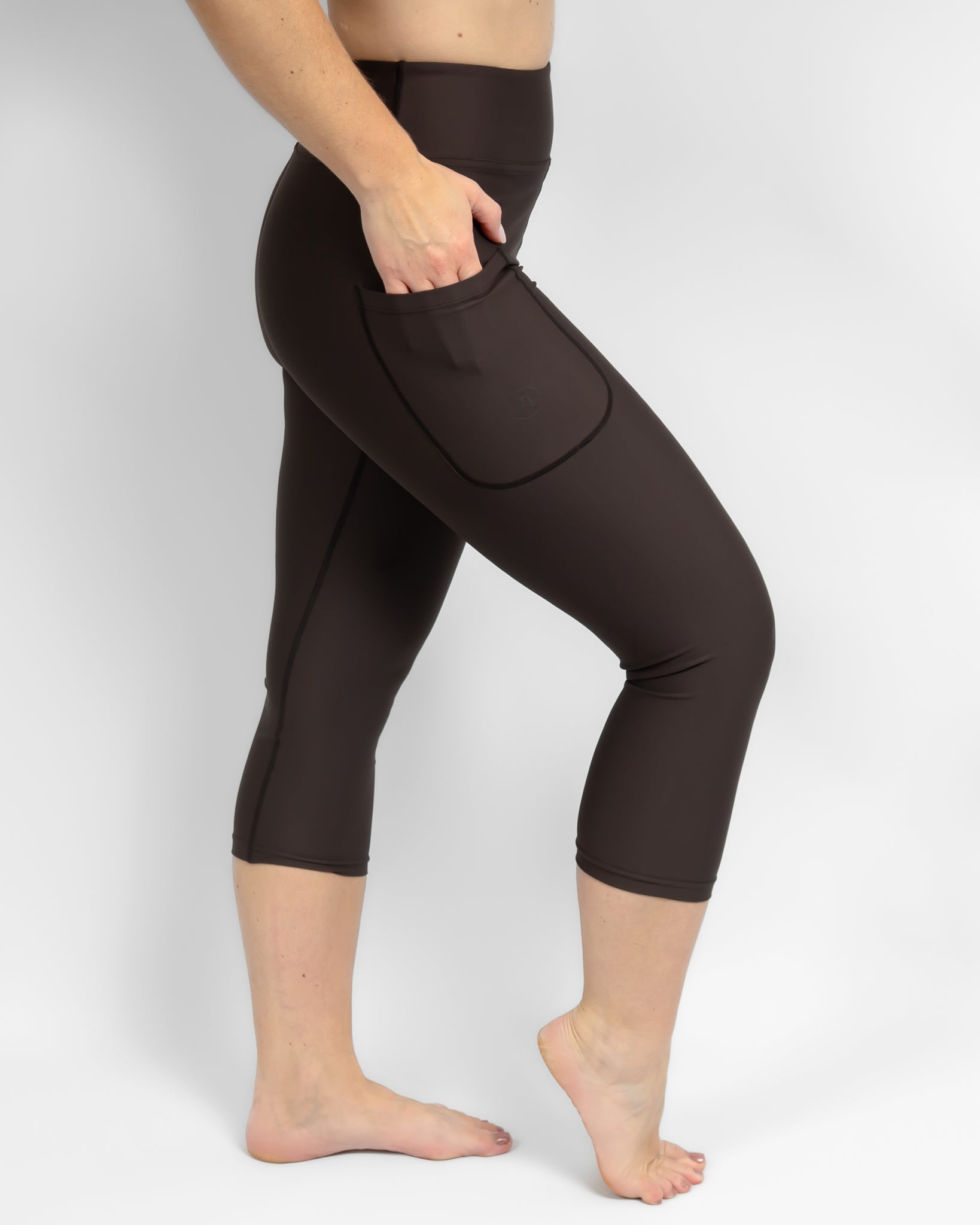 Signature Mocha Brown Capri - Huabo