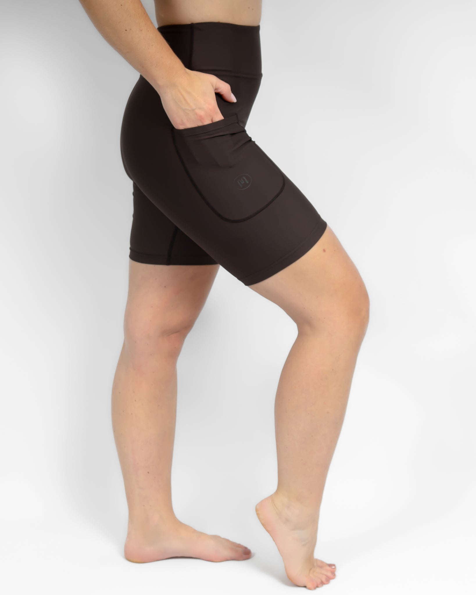 Signature Mocha Brown Shorts - Huabo