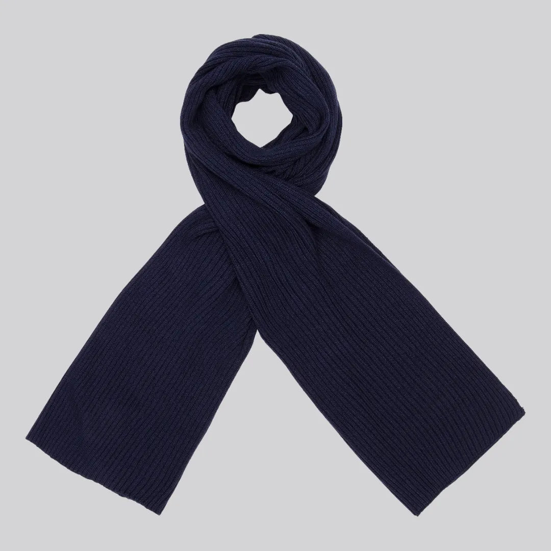 Bambus halstørklæde i navy - Bambuni