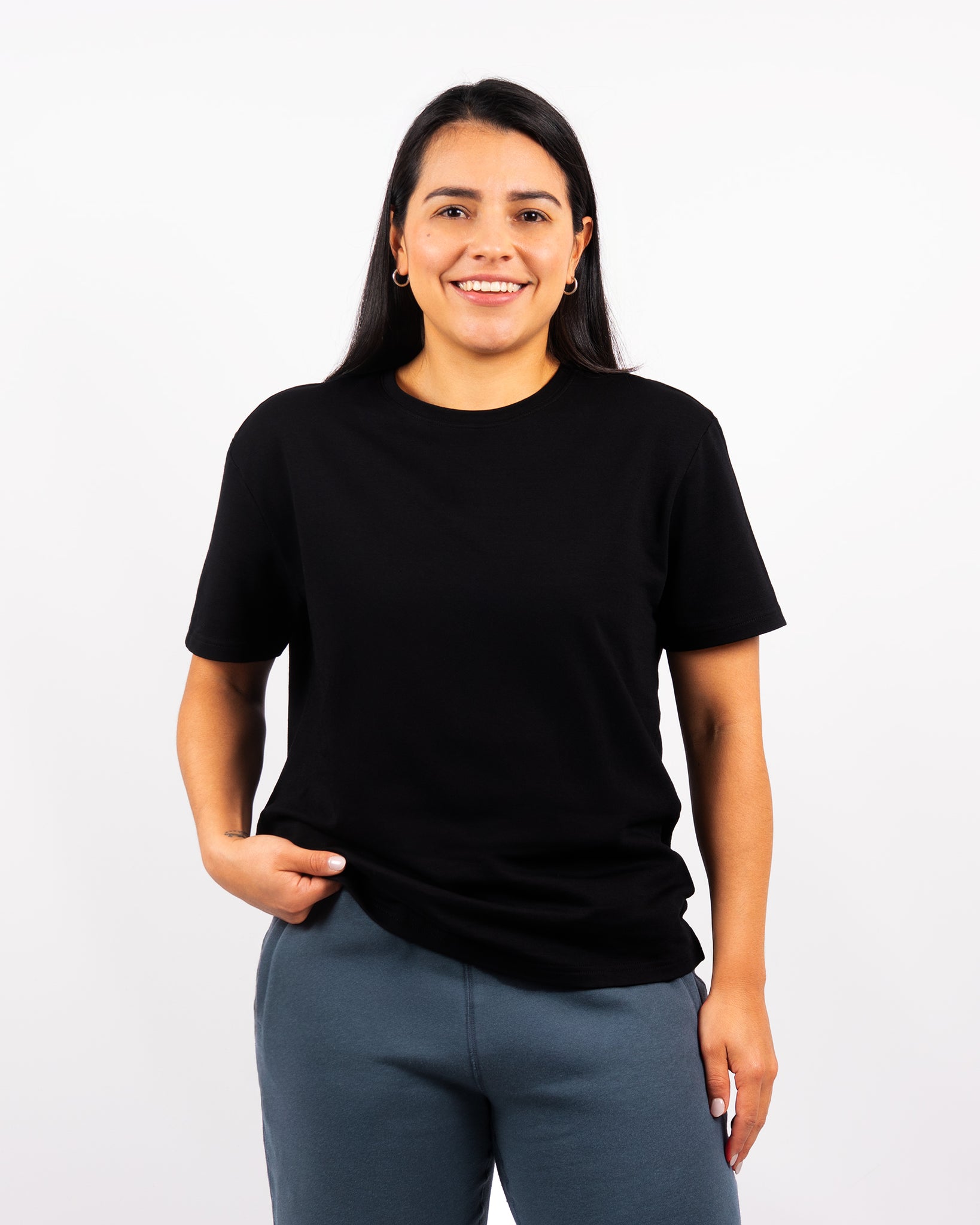 Naomi Everyday Black T-Shirt - Smartgroup