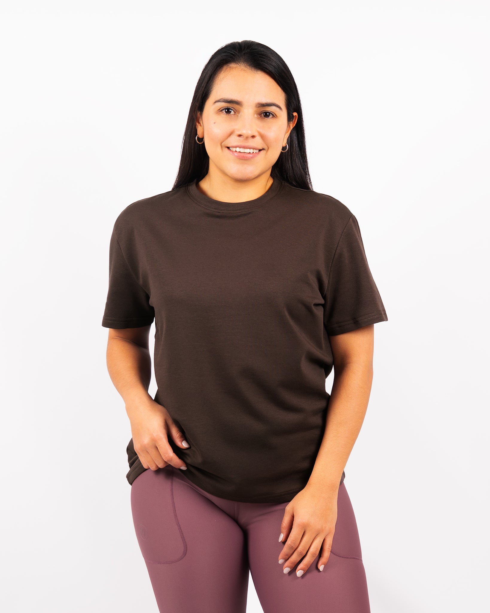 Naomi Everyday Mocha Brown T-Shirt - Smartgroup