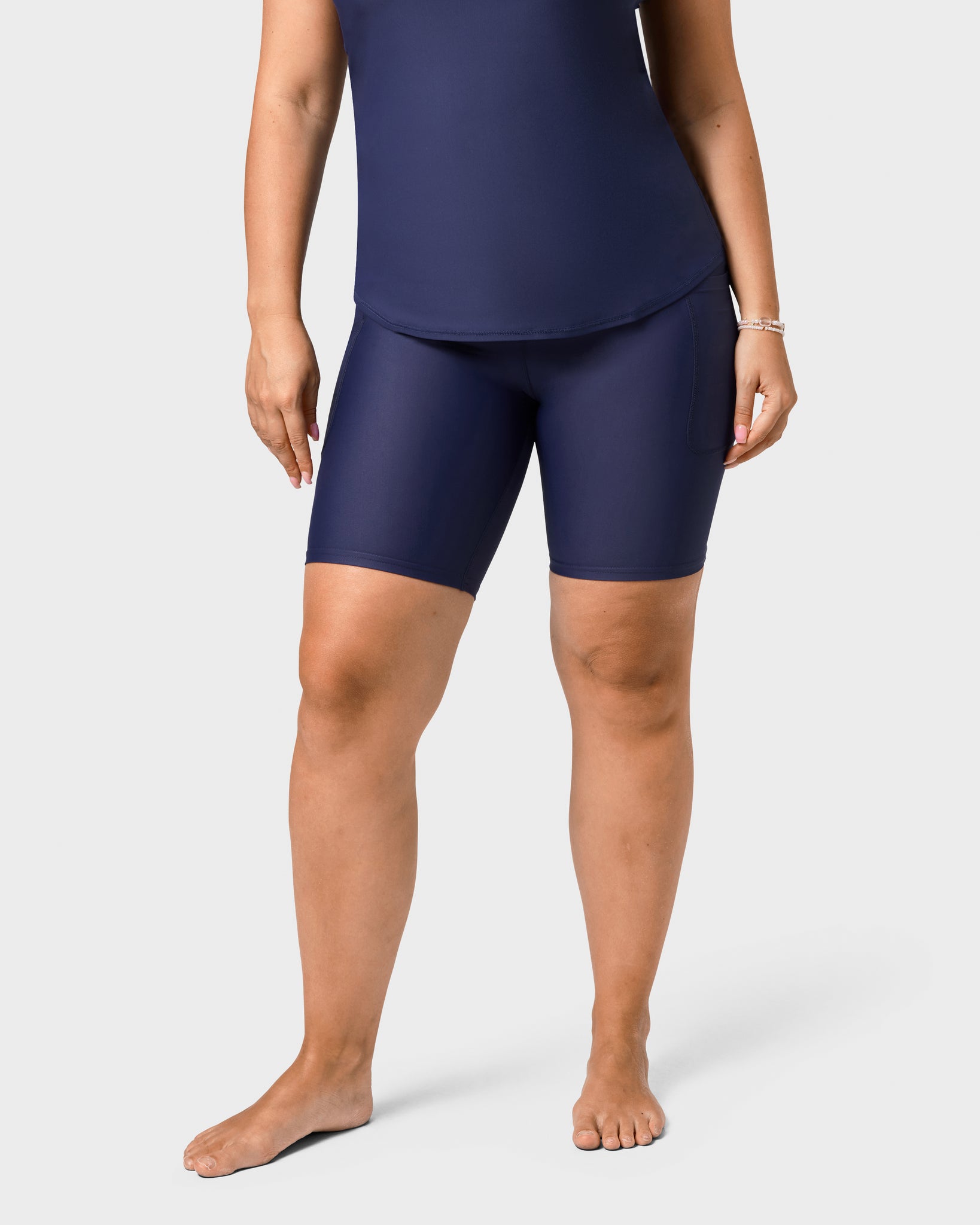 Signature Navy Shorts - Huabo