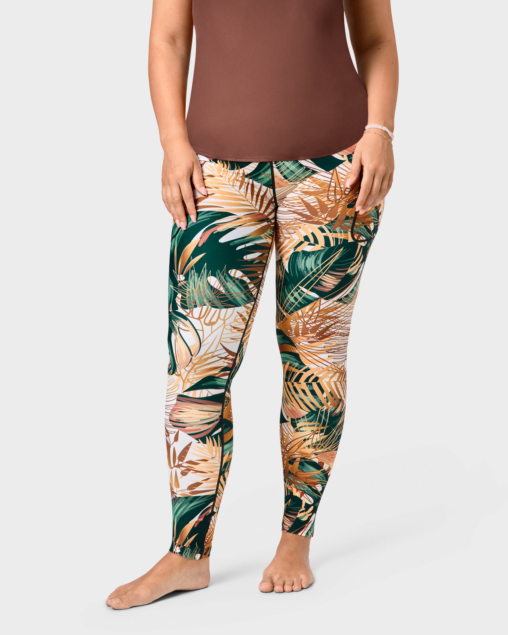 Signature Palm Leggings - Huabo