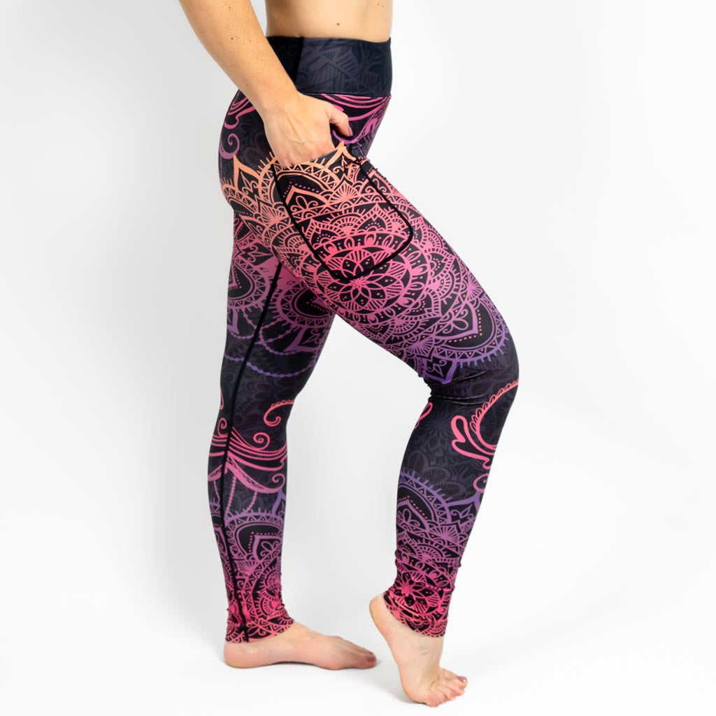 Signature Peach Mandala Leggings - Shanghai Neil