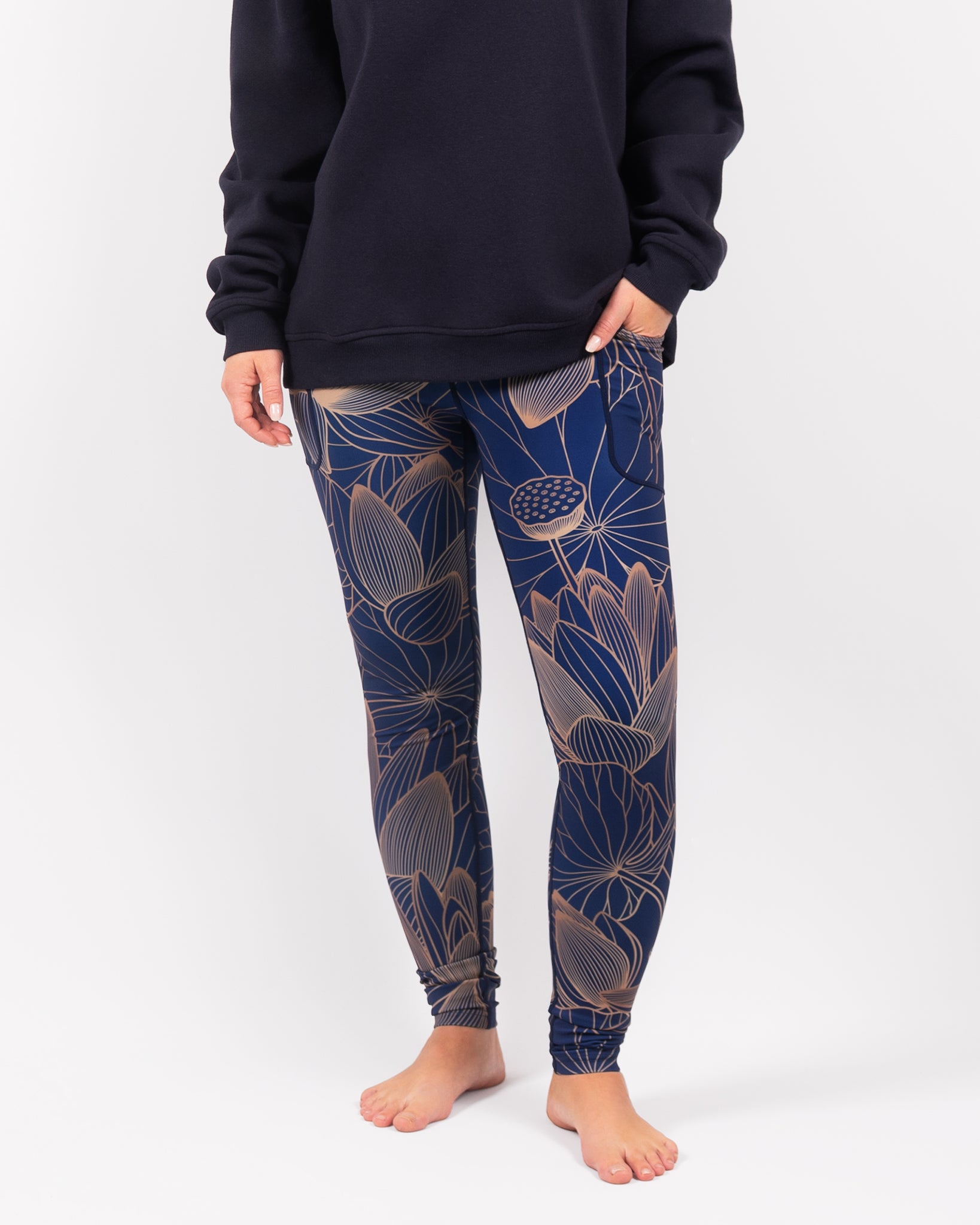 Signature Sapphire Leggings - Huabo