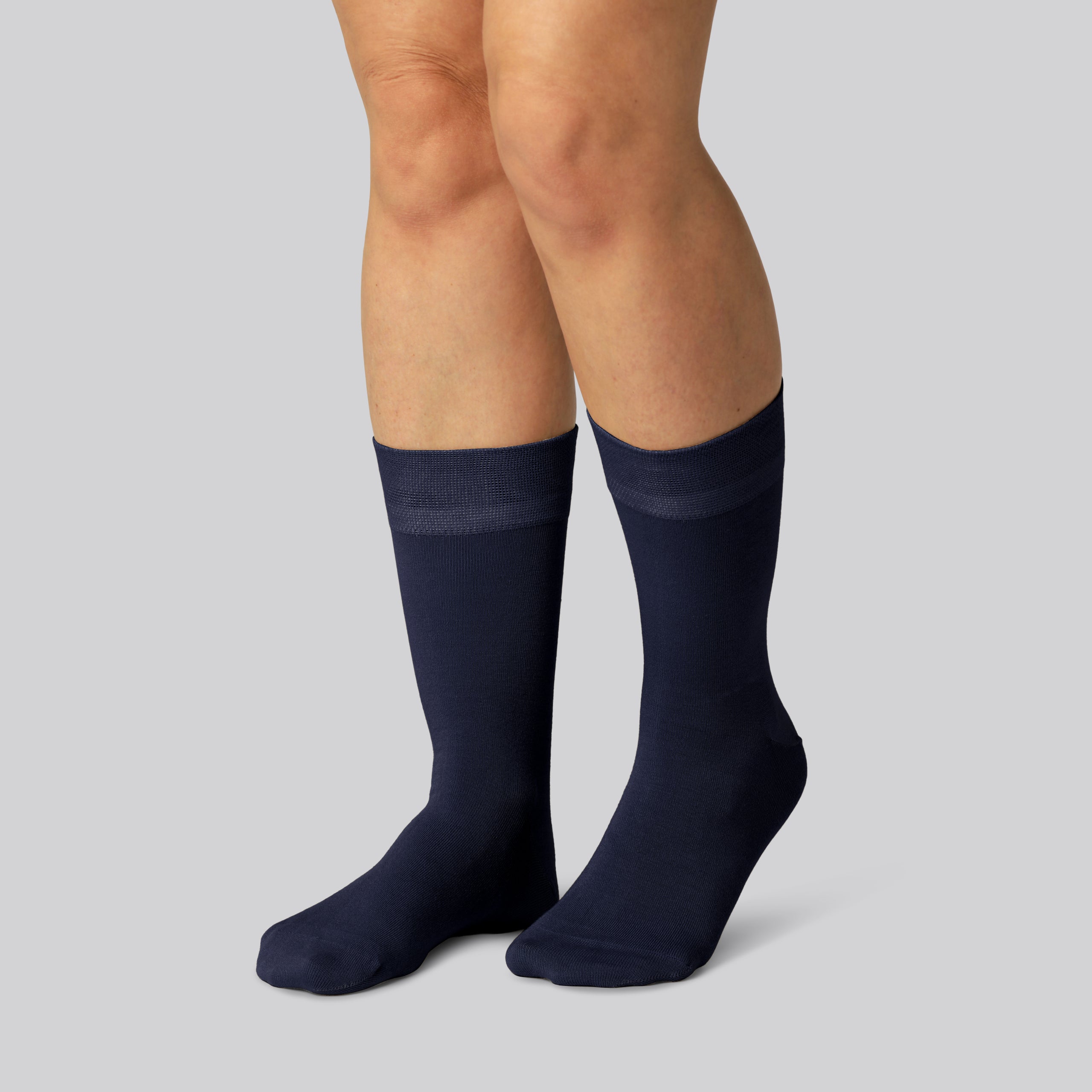 Bambus strømper i navy til kvinder - Bambuni