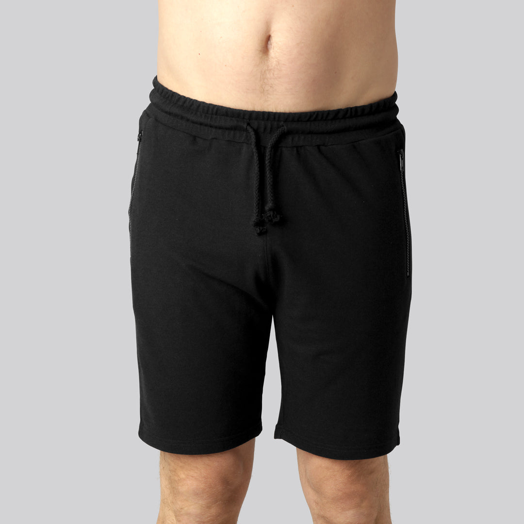 Bambus shorts i sort til mænd - Bambuni