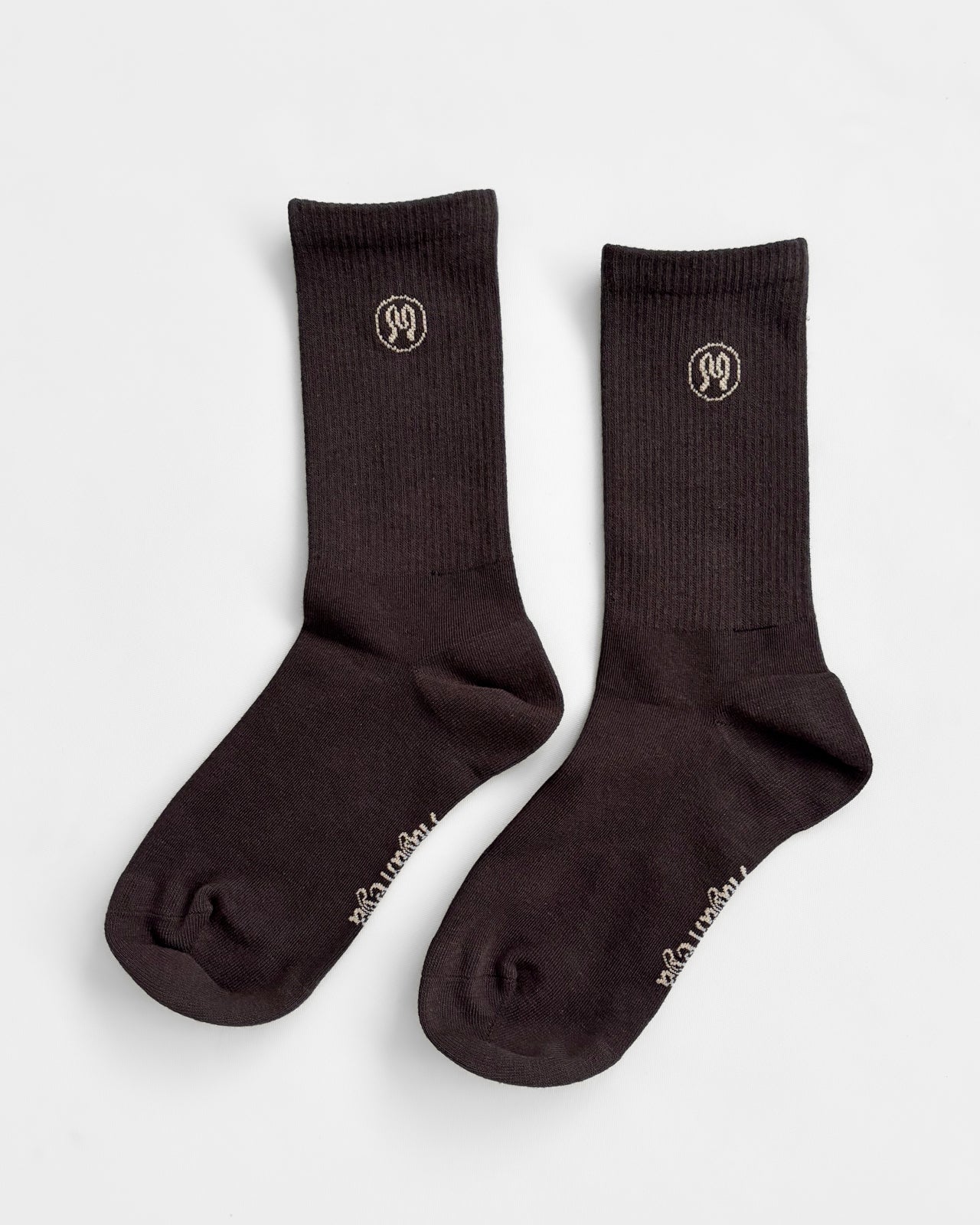 Zoe Mocha Brown Socks - Uron Apparel