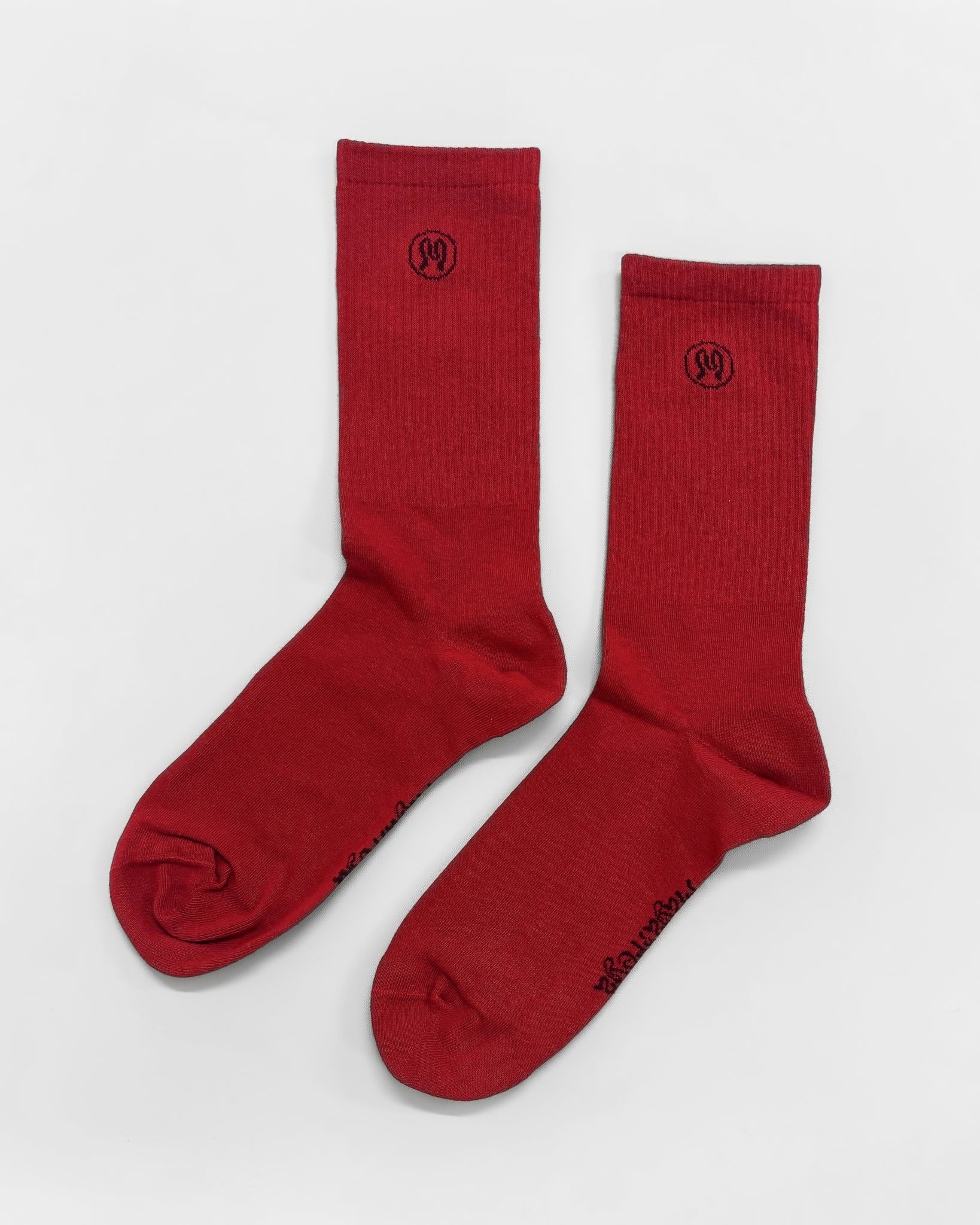 Zoe Red Socks - Uron Apparel