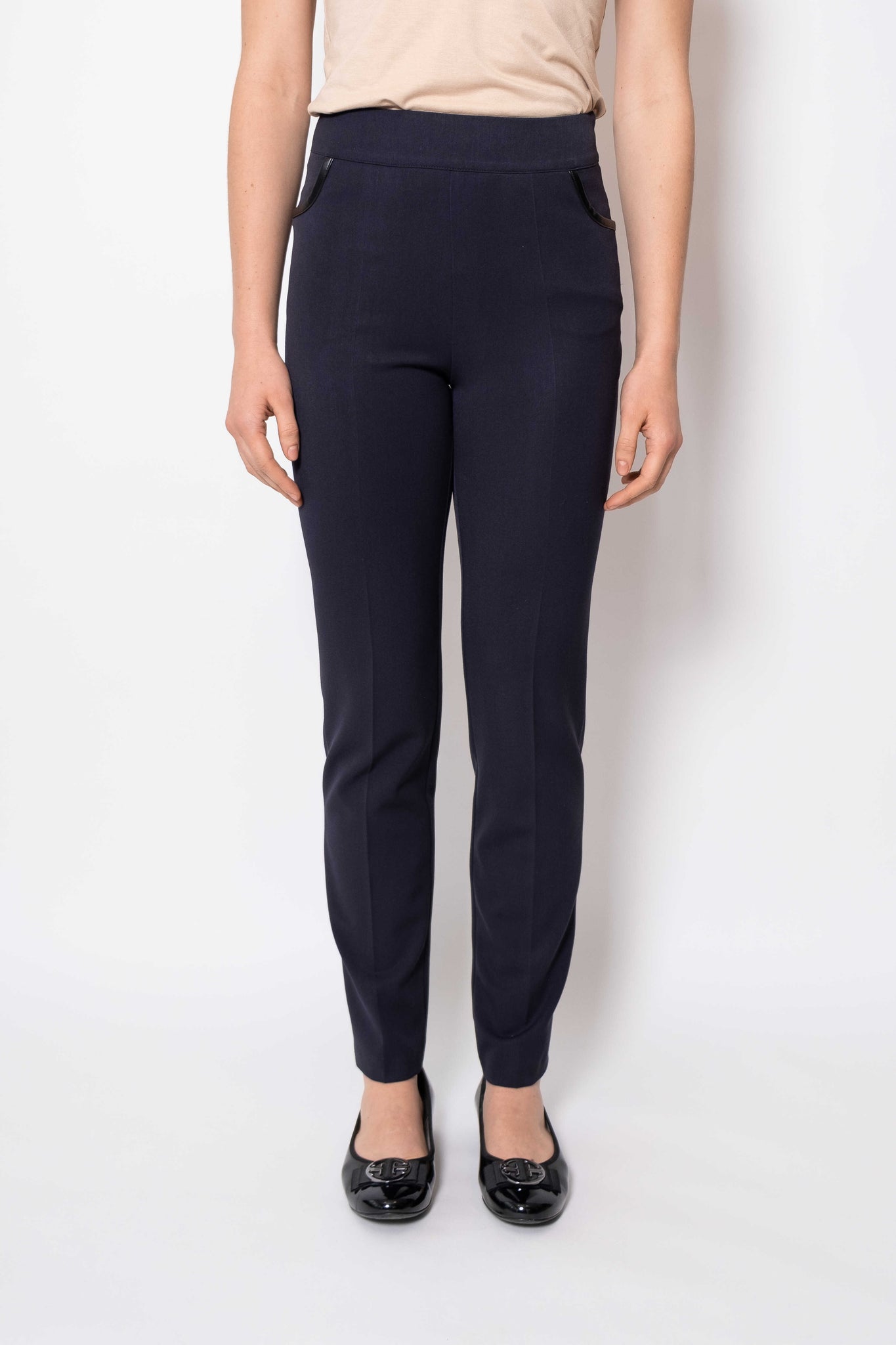 Klassiske Bukser NAOMI GRACE mørkeblå - PAROL